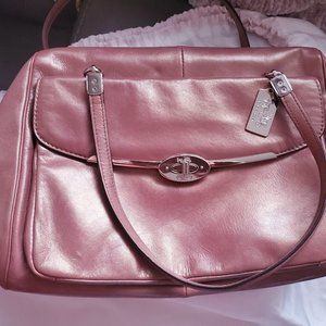 COACH Madison Madeline Metallic Rose Gold